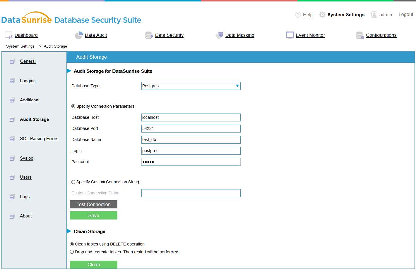 DataSunrise Security Suite Snowflake Usage Monitoring