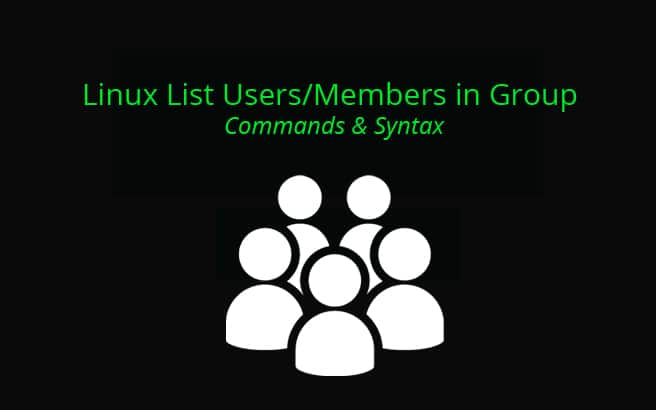 Linux List Users/Members in Group Commands & Syntax
