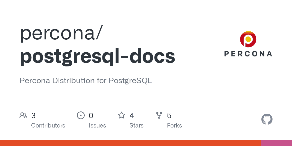 Percona Distribution for PostgreSQL