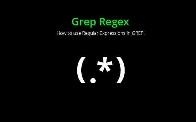 grep regex examples and tutorial