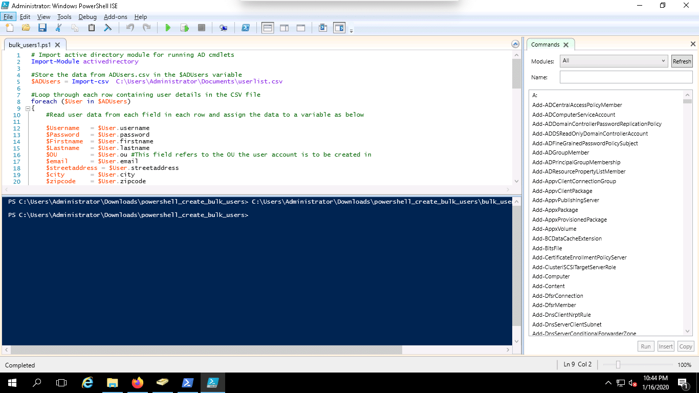 powershell script to monitor folder for new files