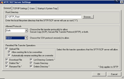 SolarWinds FREE SFTP/SCP SERVER