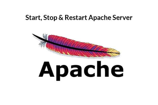 howto start stop and restart apache